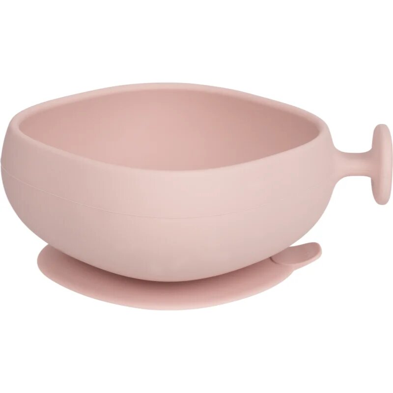 Silicone Bowl bol din silicon cu capac Pink 300 ml