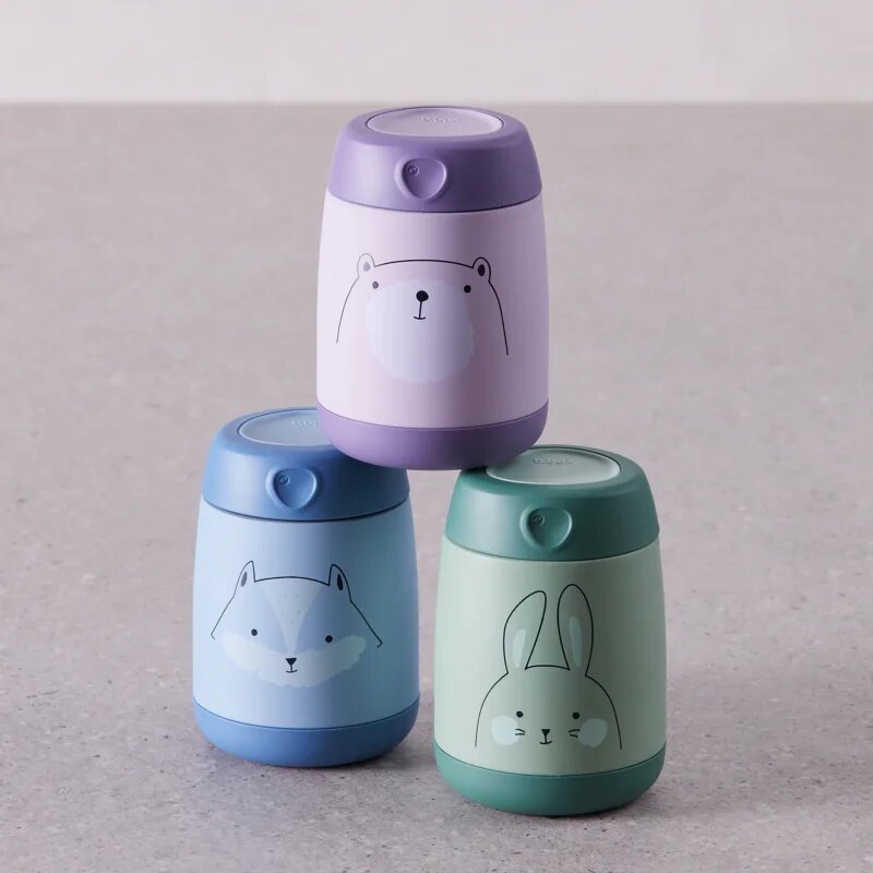 B.Box Thermos 6m+ termos pentru mâncare Bear 210 ml
