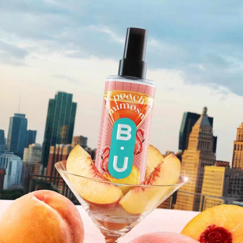 B.U. Peach Mimosa spray pentru corp pentru femei 200 ml