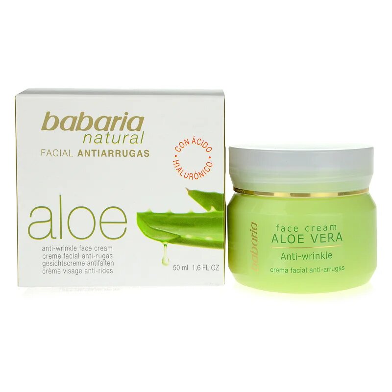 Babaria Aloe Vera cremă pentru față cu aloe vera 50 ml