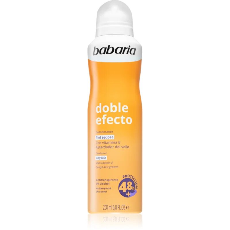 Deodorant Double Effect spray anti-perspirant pentru incetinirea cresterii parului 200 ml