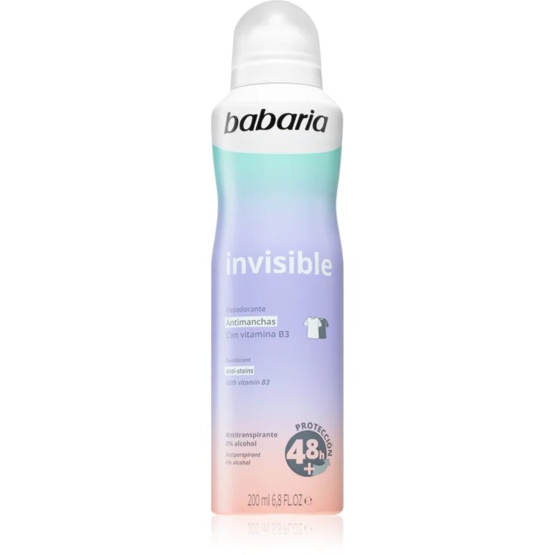 Deodorant Invisible spray anti-perspirant impotriva petelor albe si galbene 200 ml