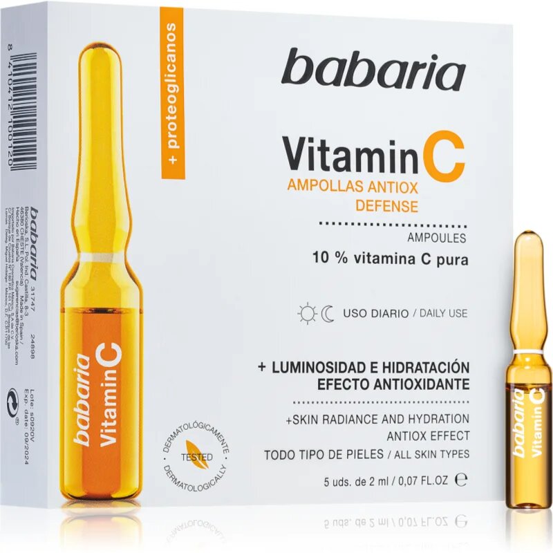 Vitamin C fiolă cu vitamina C 5 x 2 ml