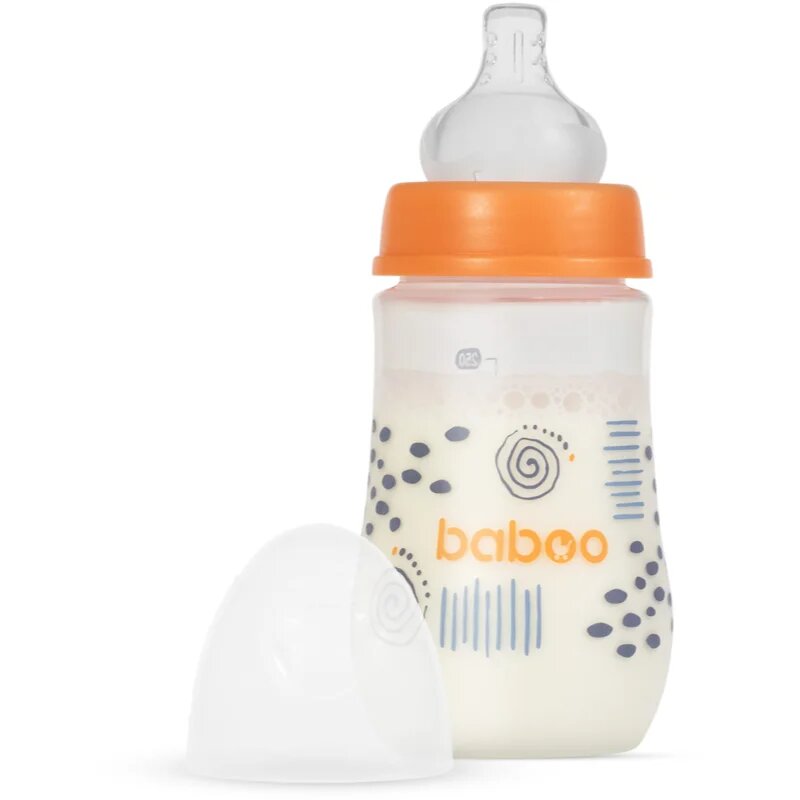 Baboo Anti-colic Feeding Bottle biberon anticolici Blue Haze 3 m+ 1 buc
