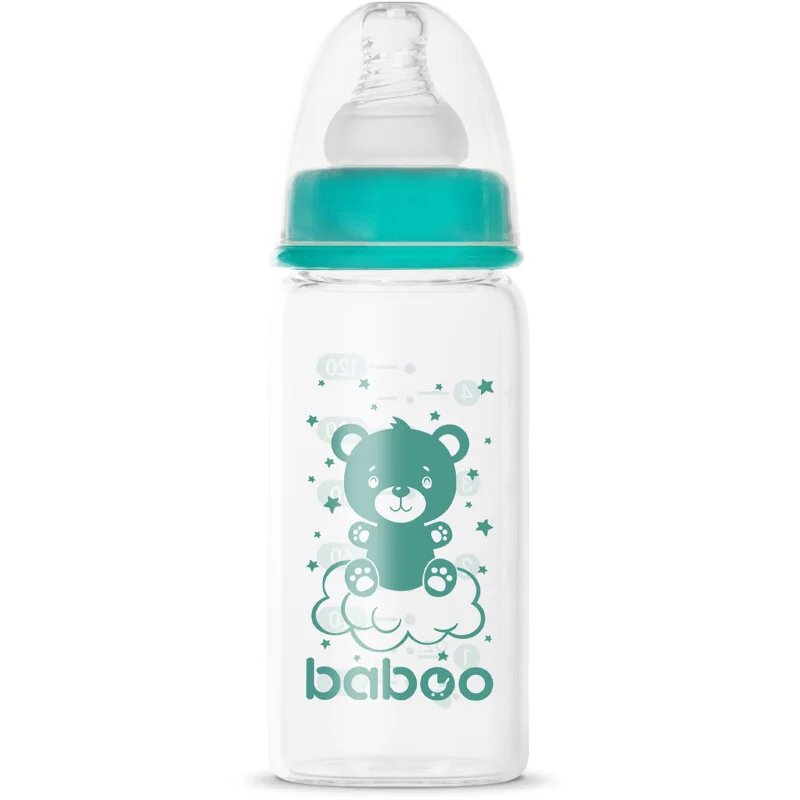 Anti-colic Glass Feeding Bottle Narrow Neck biberon de sticlă 0m+ 1 buc