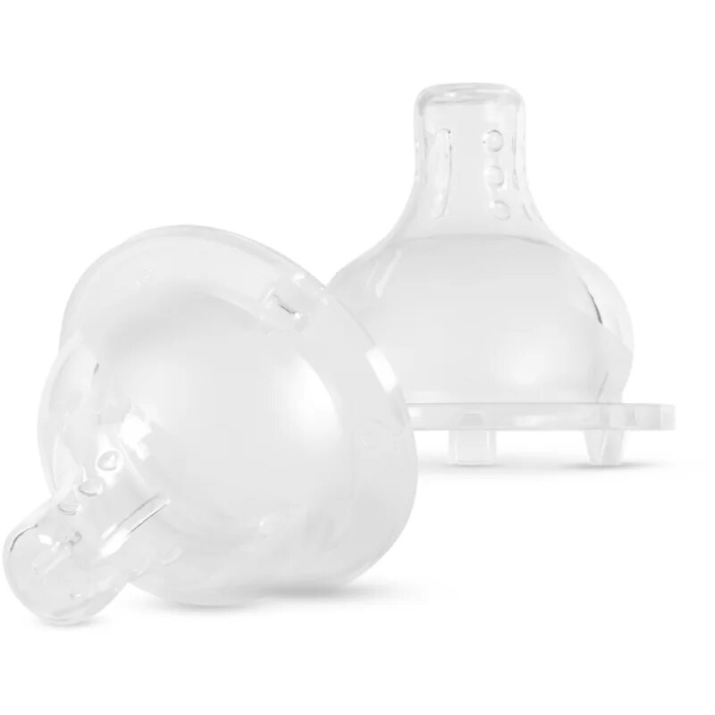 Premium Silicone Teat Medium Flow tetină pentru biberon 3m+ 2 buc