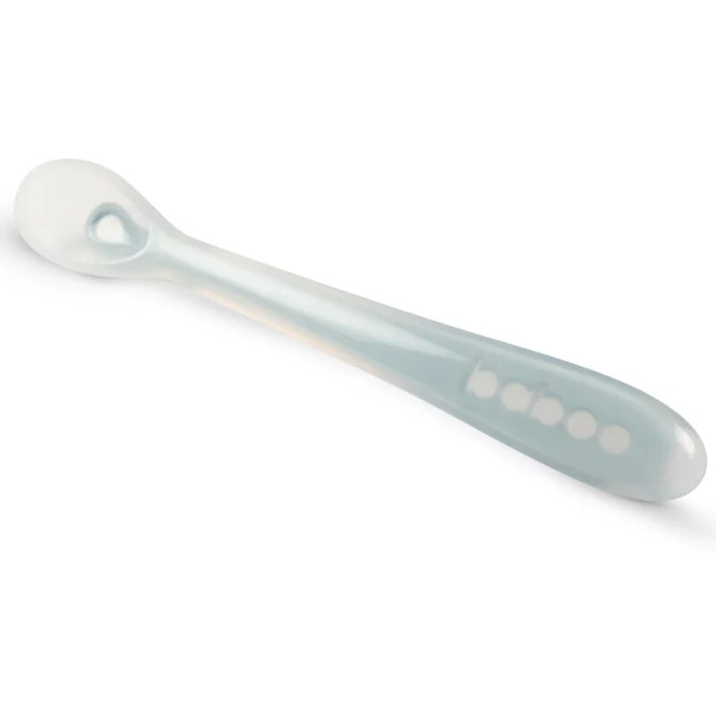 Baboo Silicone Spoon linguriță Blue Haze 6m+ 1 buc