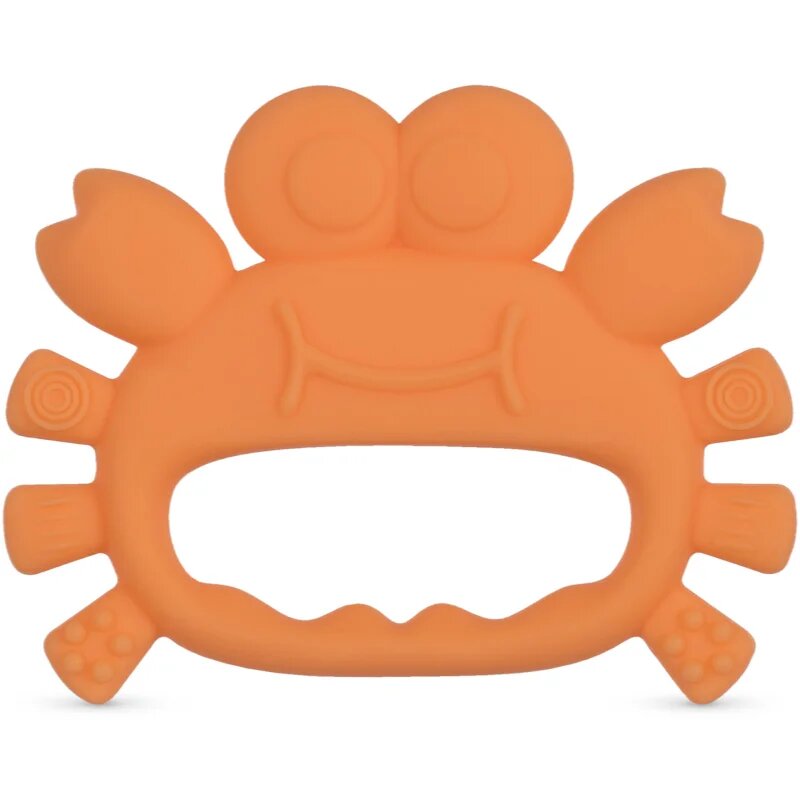 Baboo Silicone Teether jucărie pentru dentiție Crab 4m+ 1 buc