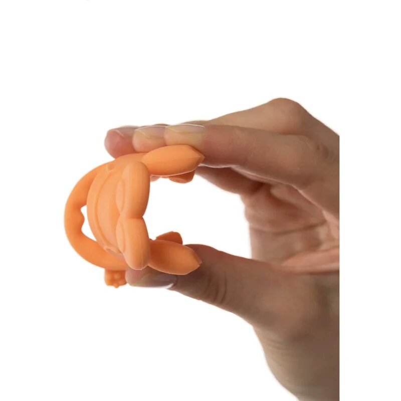 Baboo Silicone Teether jucărie pentru dentiție Crab 4m+ 1 buc