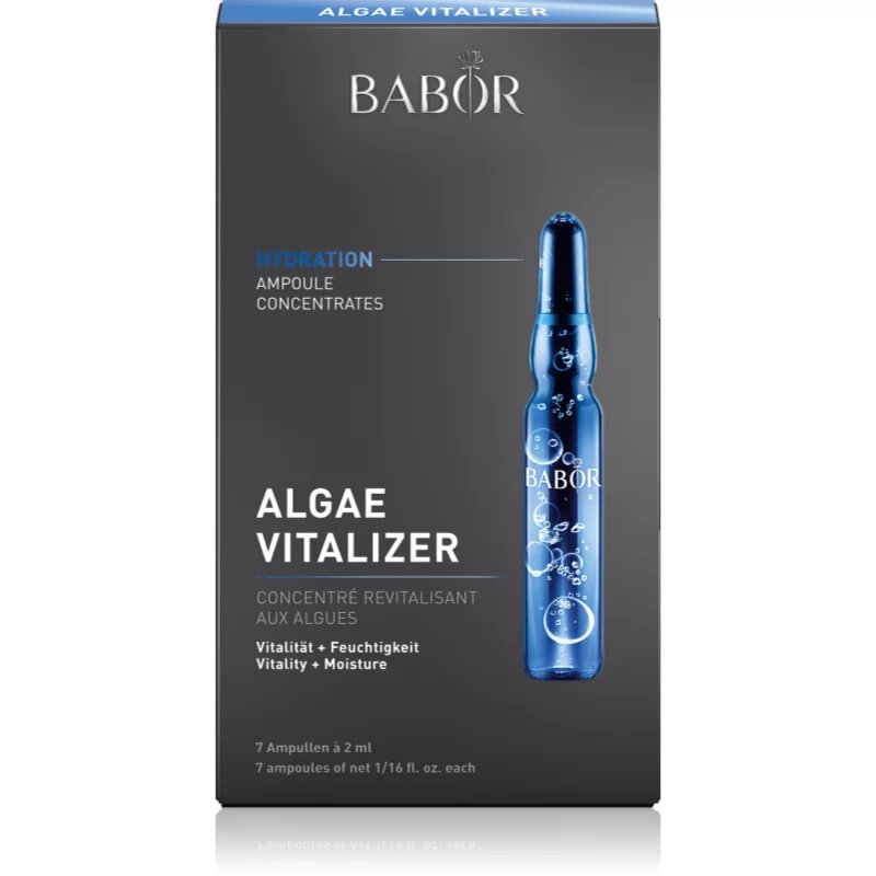 BABOR Ampoule Concentrates Algae Vitalizer ser facial vitalizant cu efect de hidratare 7x2 ml