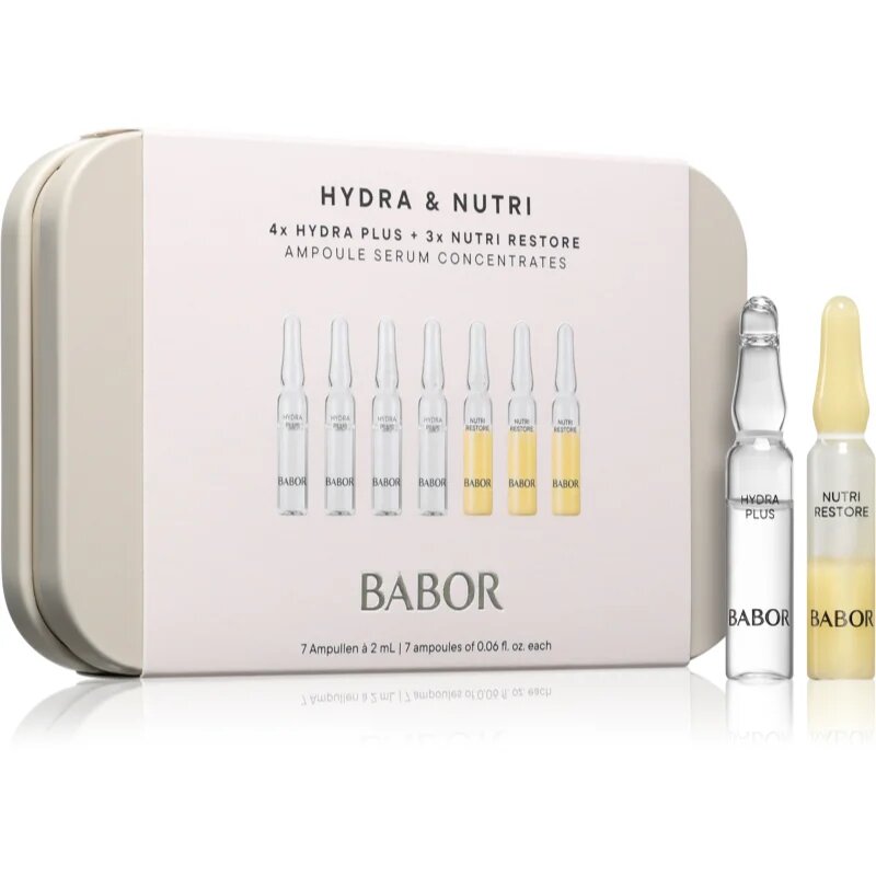 BABOR Ampoule Concentrates Hydra & Nutri set nutritie si hidratare