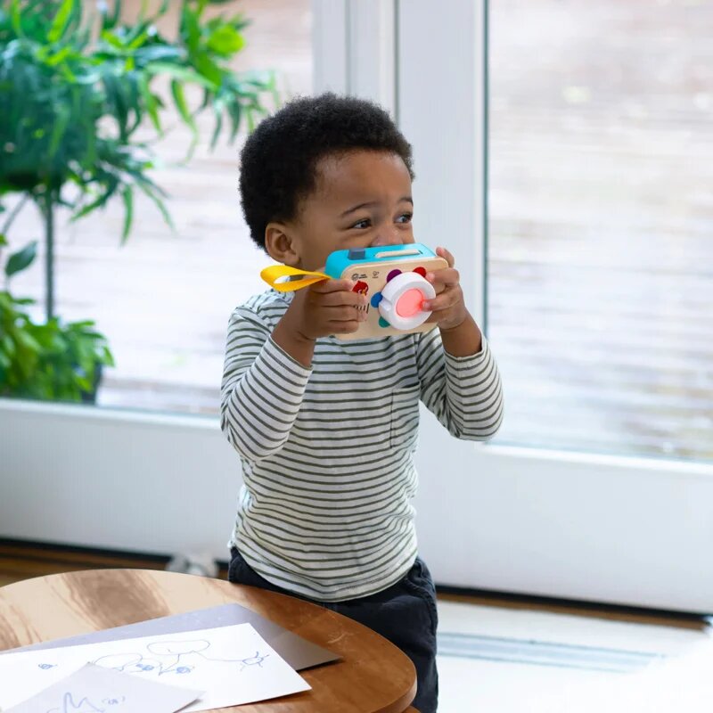 Baby Einstein Hape Learning Lens Toy Camera jucărie cu activități 6m+ 1 buc