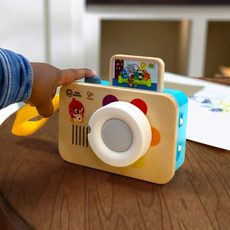 Baby Einstein Hape Learning Lens Toy Camera jucărie cu activități 6m+ 1 buc