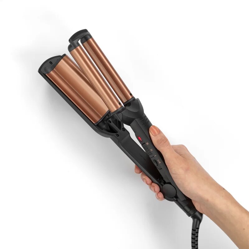 BaByliss Deep Waves W2447E ondulator triplu pentru păr 1 buc