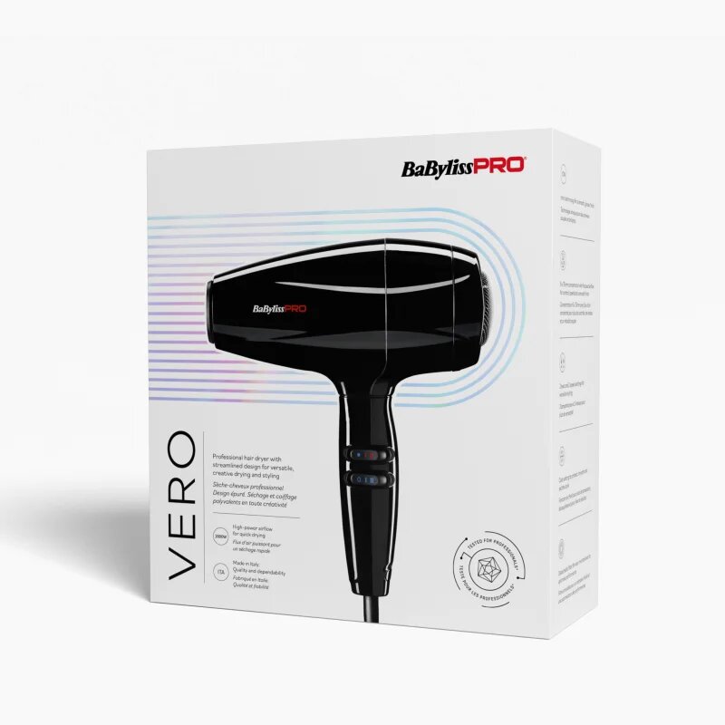 BaByliss PRO Ionic AC dryer 2000W uscator de par 1 buc