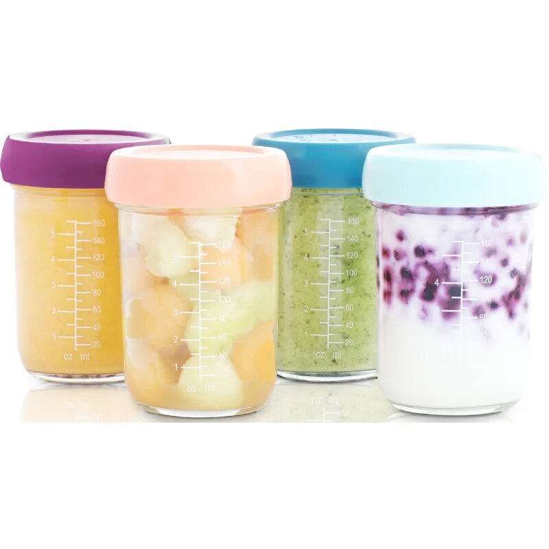 Bowls Glass castron cu capac Glass 4x220 ml