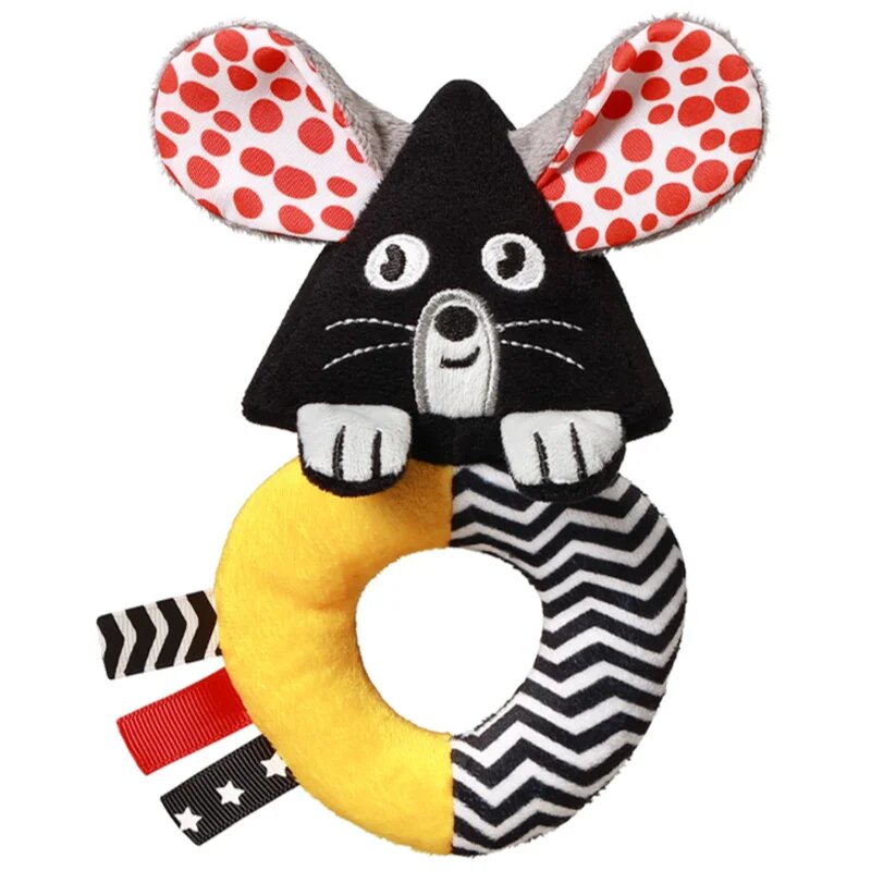 BabyOno Mouse jucărie zornăitoare 0m+ 1 buc