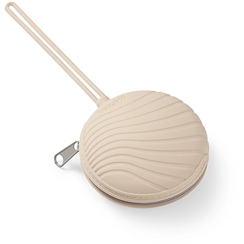 BabyOno Silicone Soother Case cutie Beige 1 buc
