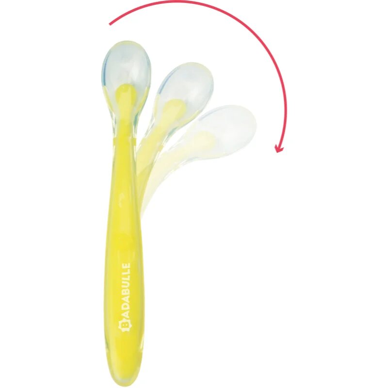 Badabulle Silicone Spoons linguriță 3 m+ 2 buc