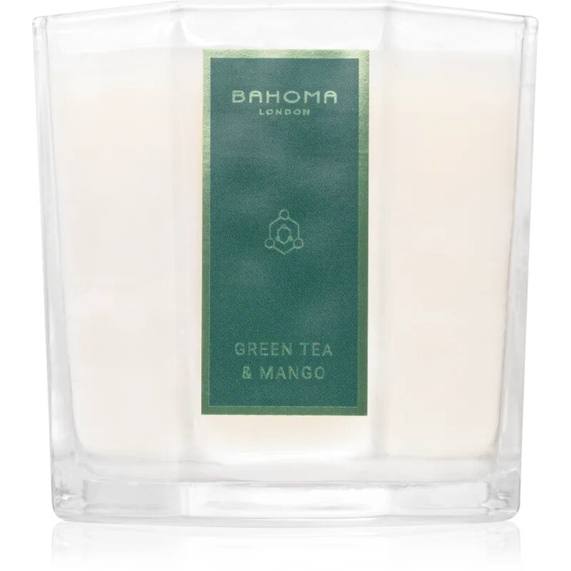 Bahoma London Octagon Collection Green Tea & Mango lumânare parfumată 180 g