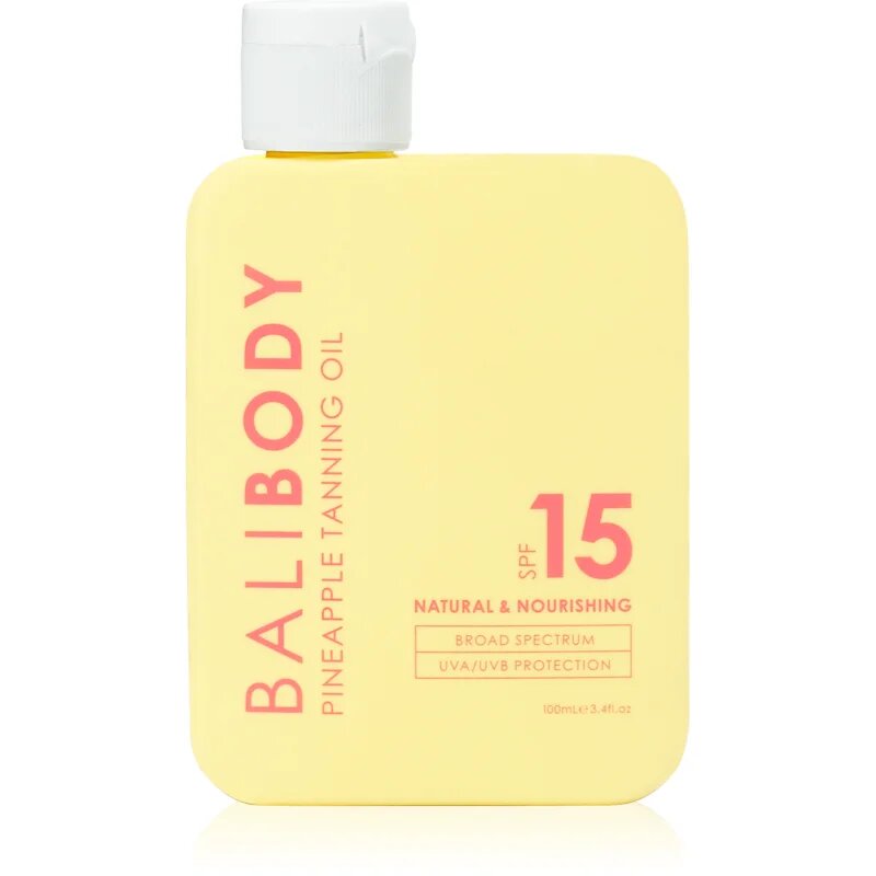 Bali Body Pineapple Tanning Oil ulei pentru plaja SPF 15 100 ml