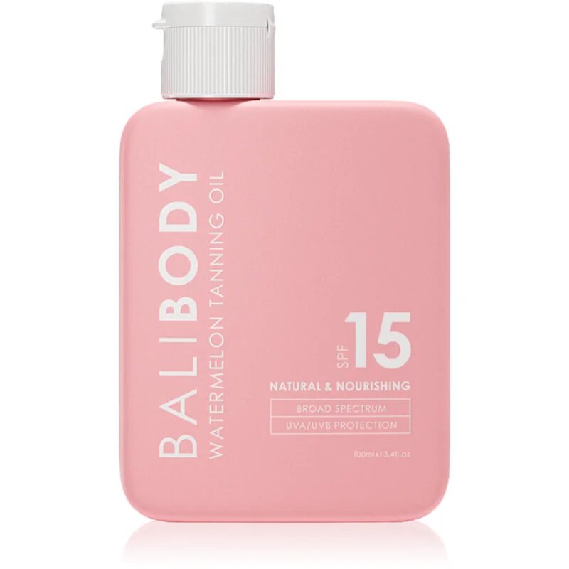 Bali Body Watermelon Tanning Oil ulei pentru plaja SPF 15 100 ml