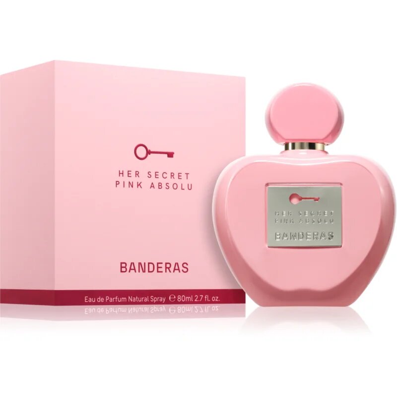 Banderas Her Secret Pink Absolu Eau de Parfum pentru femei 80 ml