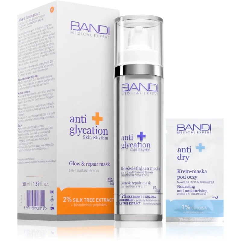 BANDI Anti Glycation masca pentru regenerare 2 in 1 50 ml