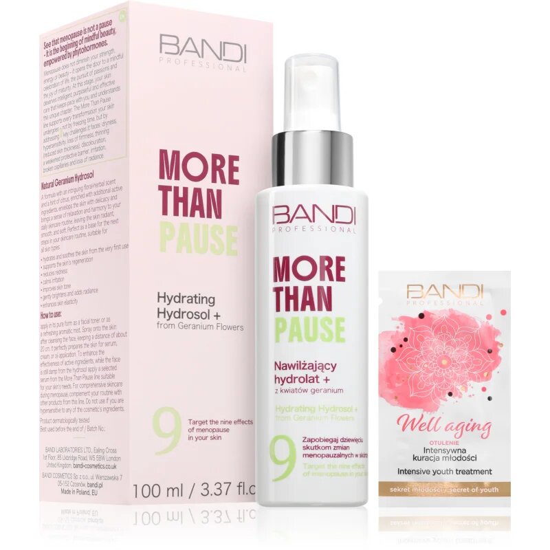 BANDI Cosmetics More Than Pause ceață de piele hidratantă și energizantă pentru corp 100 ml