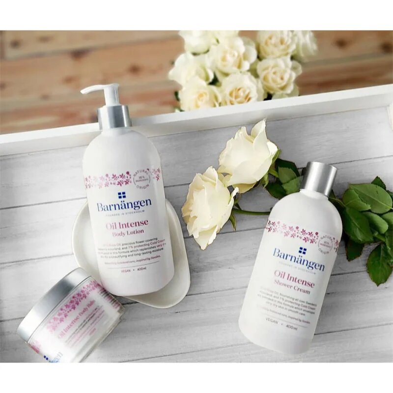 Barnängen Oil Intense gel de dus delicat pentru pielea uscata sau foarte uscata 400 ml