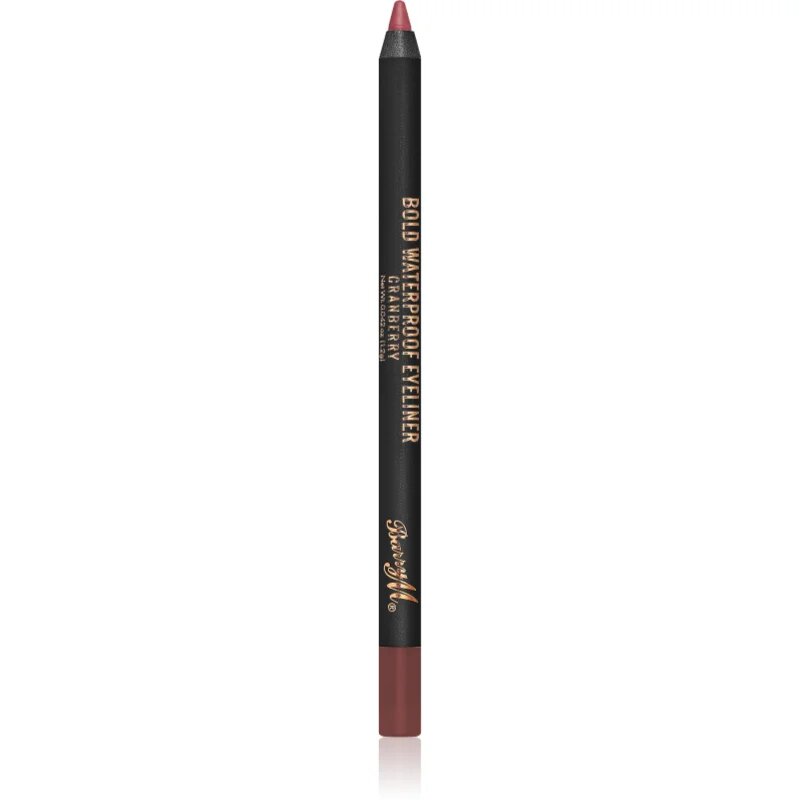 Barry M Bold Waterproof Eyeliner creion dermatograf waterproof culoare Cranberry 12 g