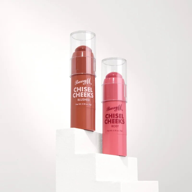 Barry M Chisel Cheeks blush cremos stick duo balení 2x5 g