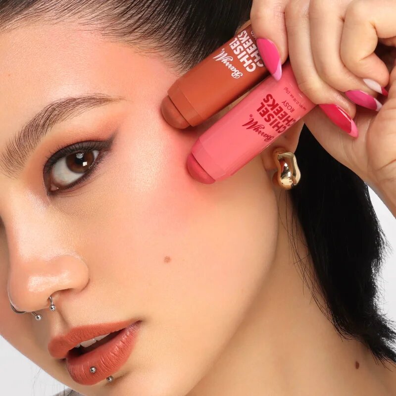 Barry M Chisel Cheeks blush cremos stick duo balení 2x5 g
