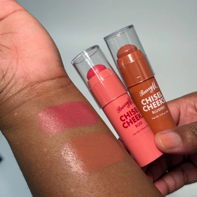 Barry M Chisel Cheeks blush cremos stick duo balení 2x5 g