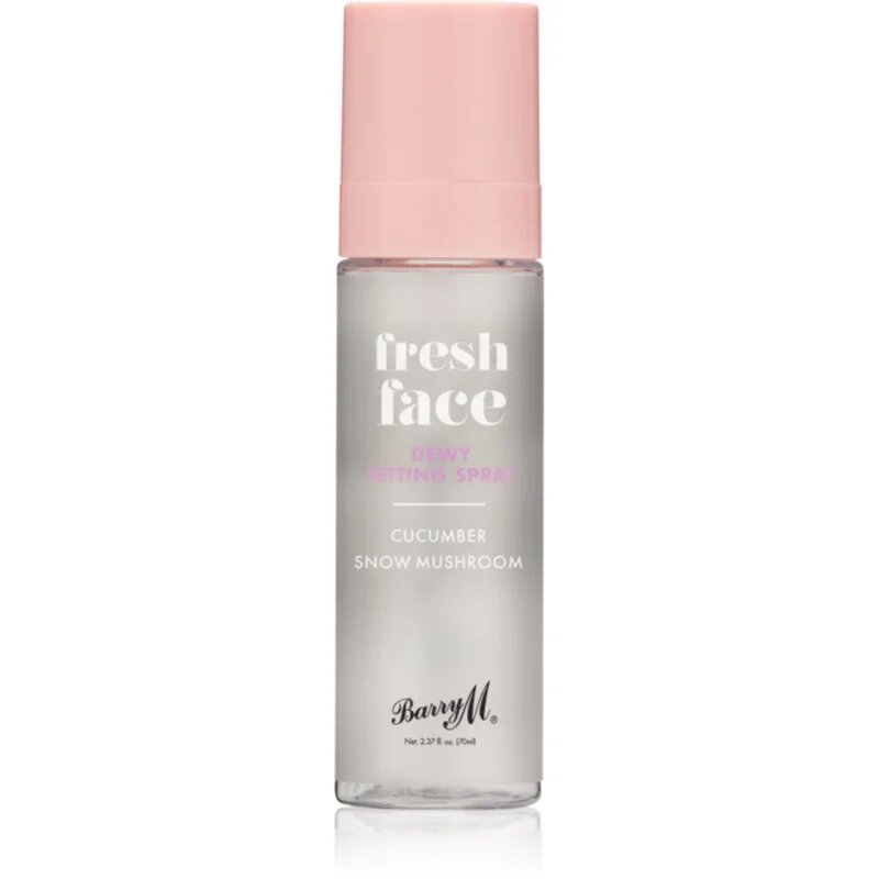 Barry M Fresh Face spray pentru fixare Cucumber & Snow Mushroom 70 ml