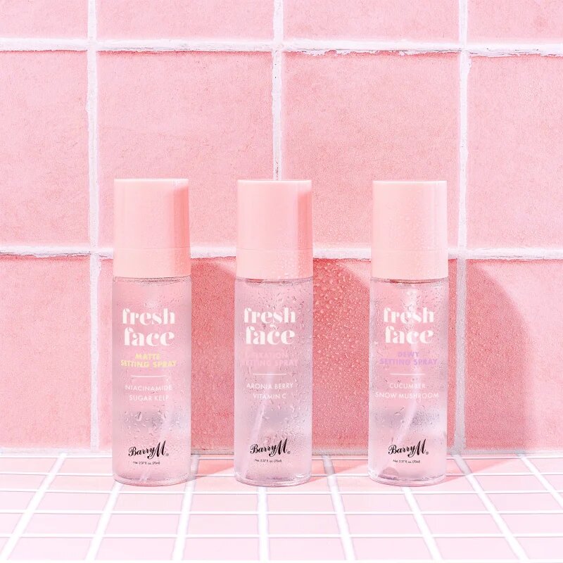 Barry M Fresh Face spray pentru fixare Cucumber & Snow Mushroom 70 ml