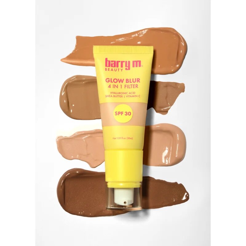 Barry M Glow Blur baza radianta SPF 30 culoare Deep 30 ml