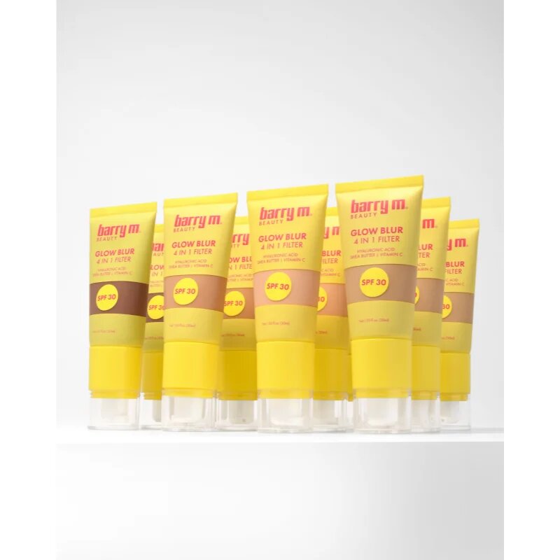Barry M Glow Blur baza radianta SPF 30 culoare Deep 30 ml