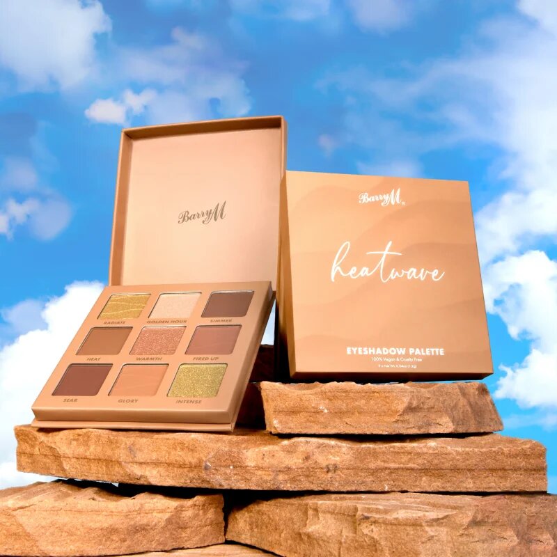 Barry M Heatwave paletă cu farduri de ochi 9x1.5 g