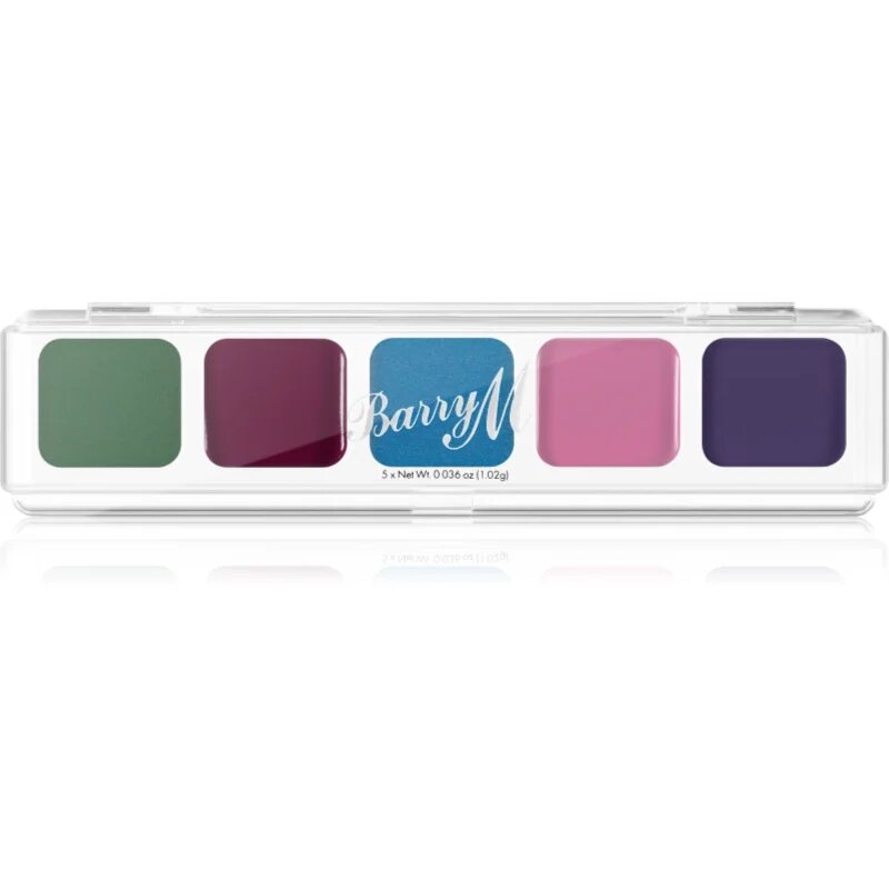 Barry M Mini Palette farduri cremoase culoare The Jewels 51 g