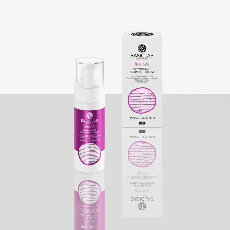 BasicLab Cosmetology Esteticus ser pentru stimulare cu peptide 30 ml