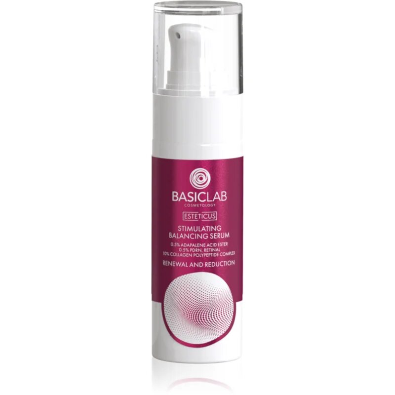 BasicLab Cosmetology Esteticus ser pentru stimulare pentru uniformizarea culorii pielii 0.5% Adapalene Acid Ester 10% Collagen Polypeptide Complex 0
