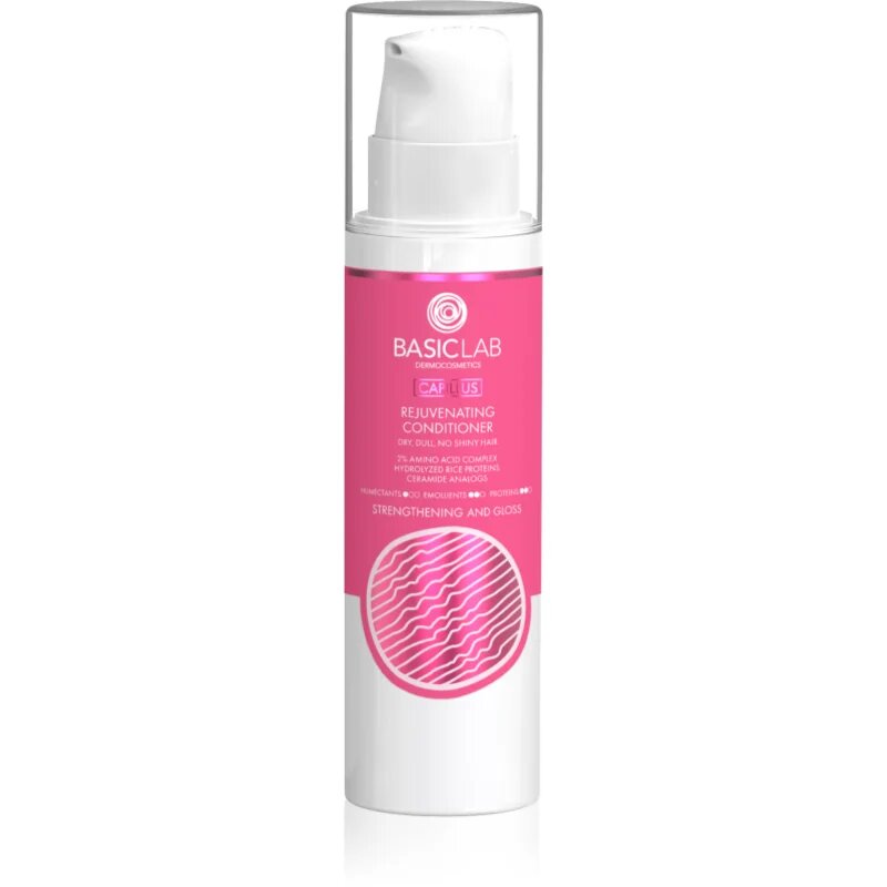 BasicLab Dermocosmetics Capillus balsam regenerator cu fir gros aspru și uscat 250 ml