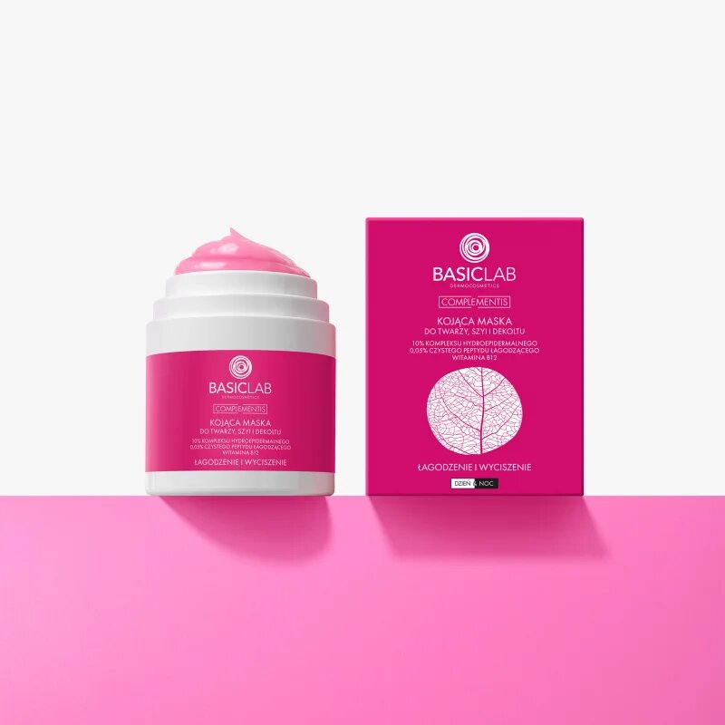 BasicLab Dermocosmetics Complementis masca calmanta pentru piele iritata si inrosita 50 ml