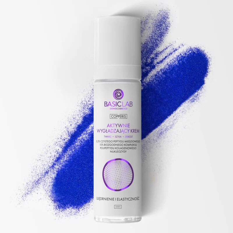 BasicLab Dermocosmetics Copperis crema de zi pentru netezire cu peptide 50 ml
