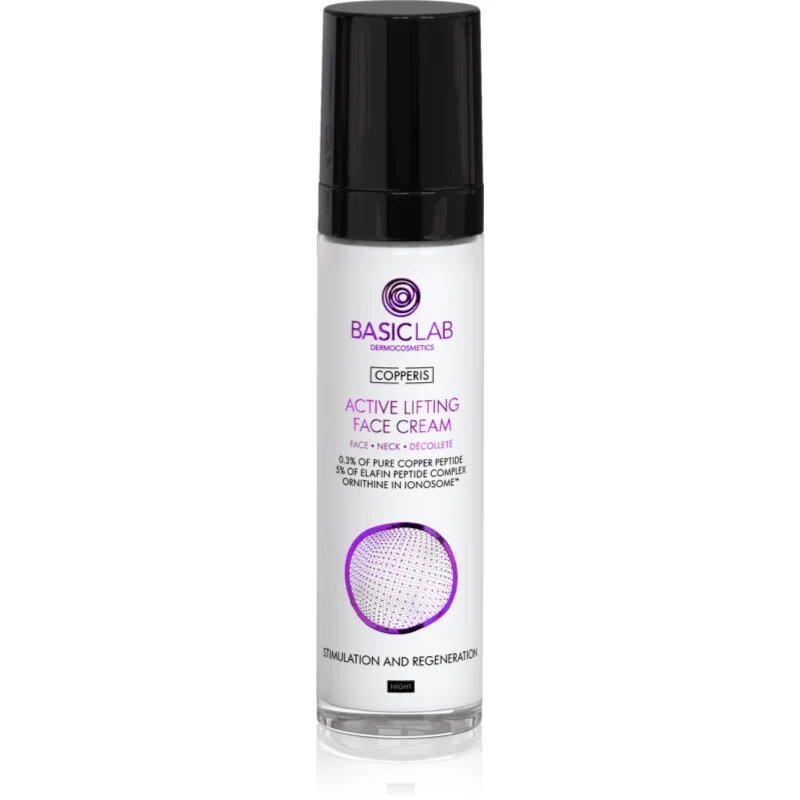 BasicLab Dermocosmetics Copperis crema lifting activa pentru noapte 50 ml