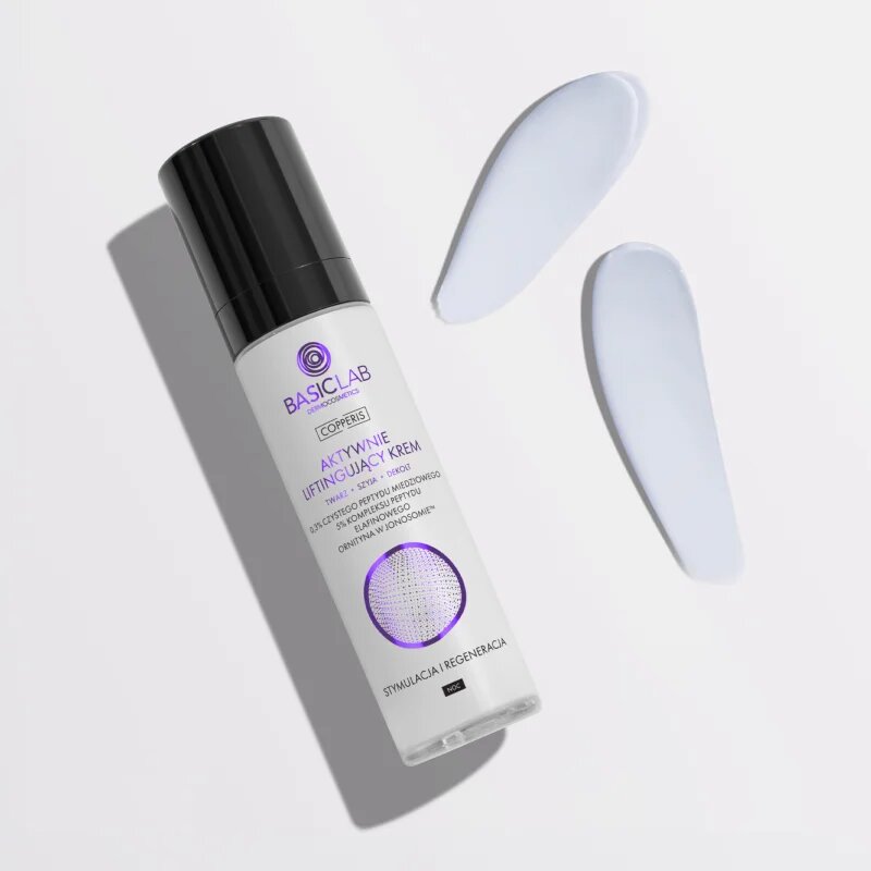 BasicLab Dermocosmetics Copperis crema lifting activa pentru noapte 50 ml