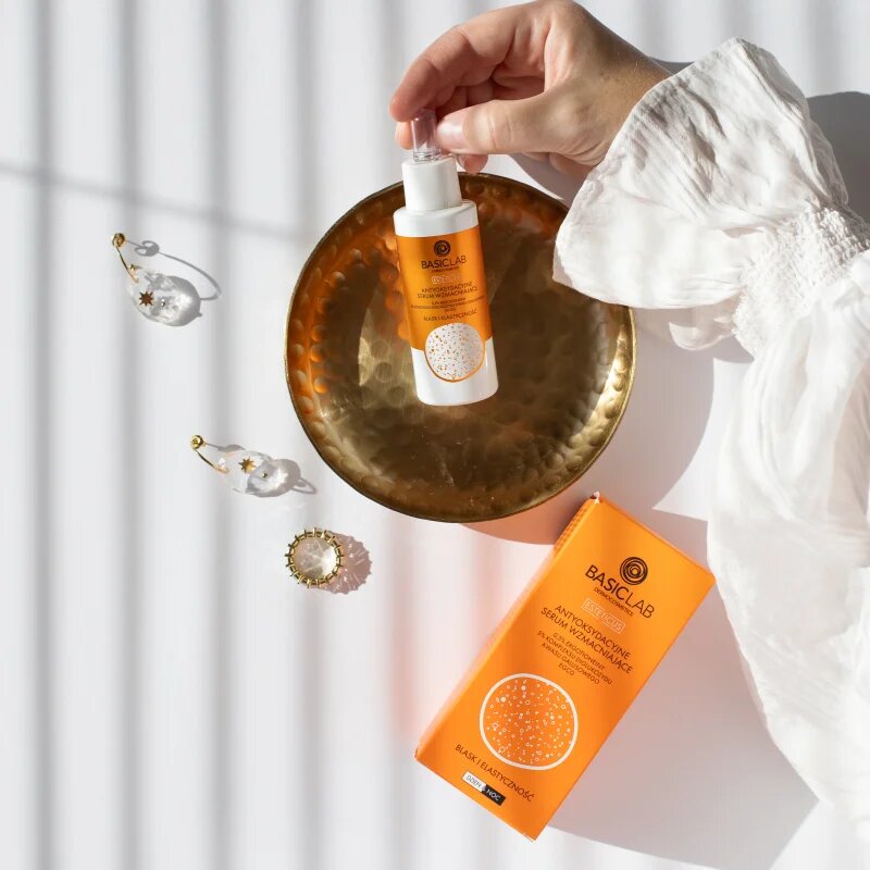 BasicLab Dermocosmetics Esteticus ser antioxidant sporirea elasticității tenului 0.5% Ergothioneine 5% Diglucosyl gallic acid complex 30 ml