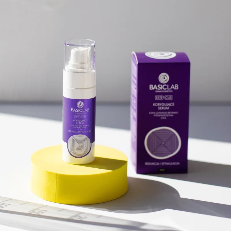 BasicLab Dermocosmetics Esteticus ser corector impotriva petelor 0.05% Pure Retinal 30 ml