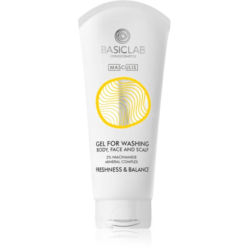 BasicLab Dermocosmetics Masculis gel de duș pe fata corp si par 100 ml